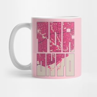 Toronto, Canada City Map Typography - Blossom Mug